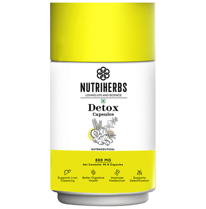 Nutriherbs Detox 800mg Capsule - Classic Derma