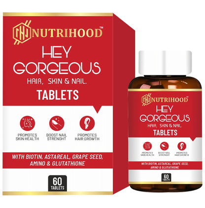 Nutrihood Hey Gorgeous Hair, Skin & Nails Tablet - Classic Derma