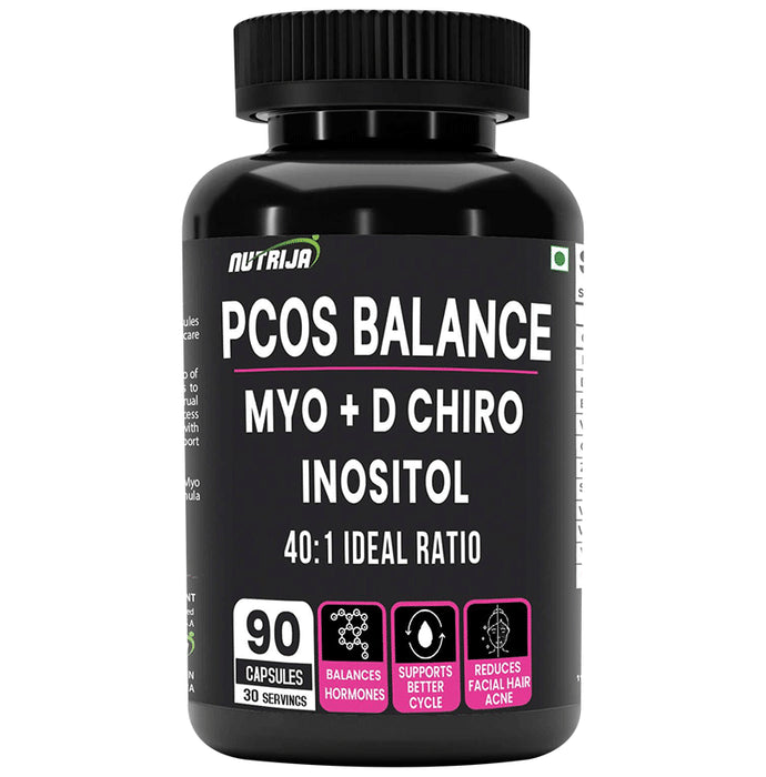 Nutrija PCOS Balance Myo + D Chiro Inositol Capsule - Classic Derma