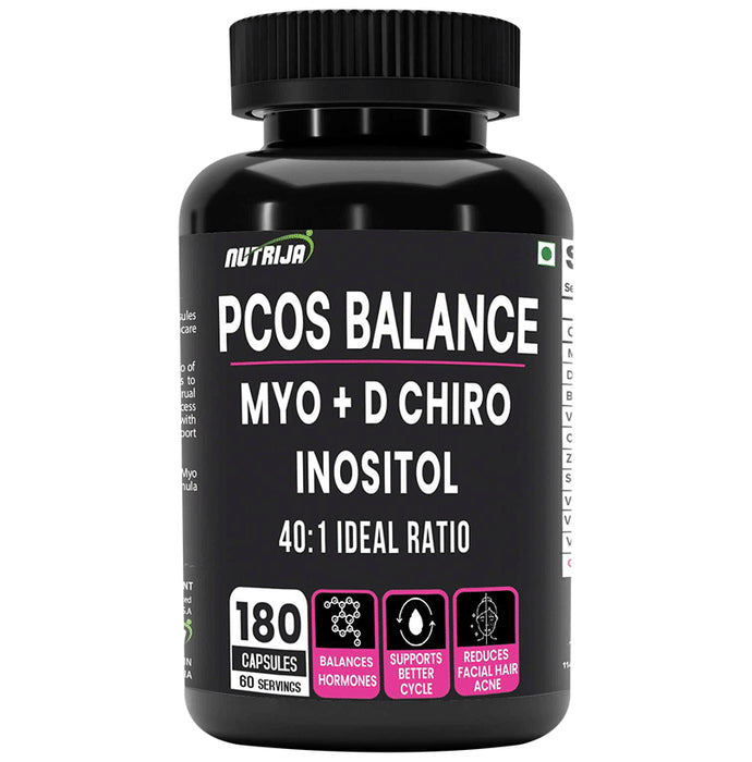 Nutrija PCOS Balance Myo + D Chiro Inositol Capsule - Classic Derma