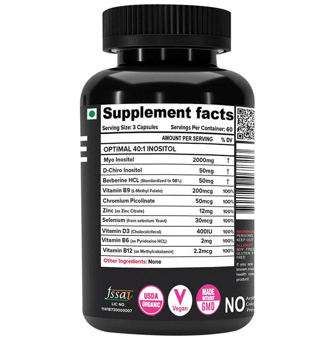 Nutrija PCOS Balance Myo + D Chiro Inositol Capsule