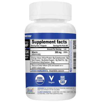 Nutrija Vitamin B3 Niacin 500mg Capsule