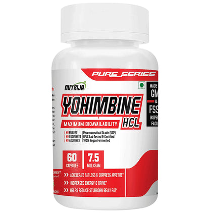 Nutrija Yohimbine HCL 7.5 MG Capsule - Classic Derma