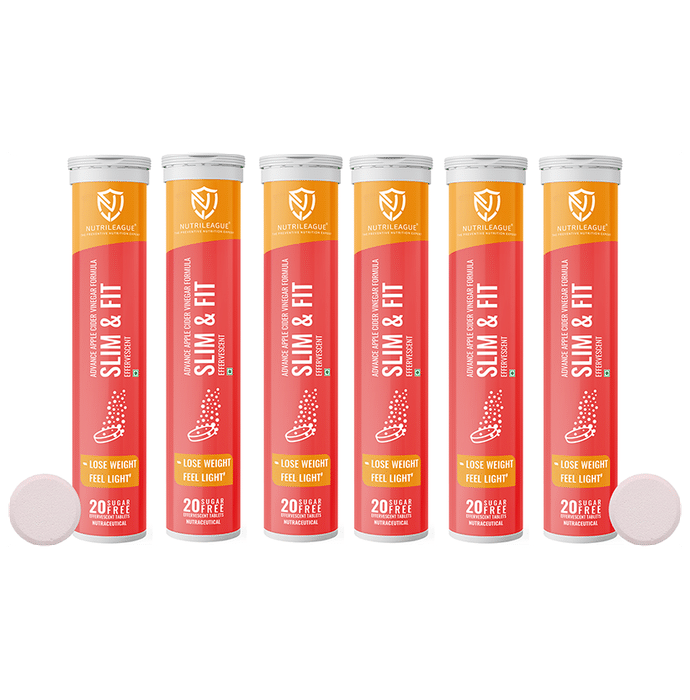 Nutrileague Slim & Fit Apple Cider Vinegar Effervescent Tablet - Classic Derma