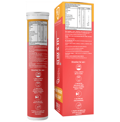 Nutrileague Slim & Fit Apple Cider Vinegar Effervescent Tablet