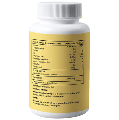 Nutrilitius Flax Seed Omega 3 Hearts Best Friend Tablet