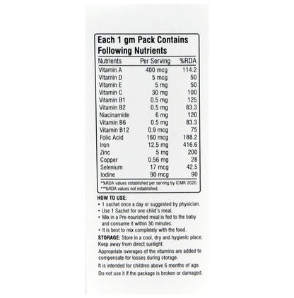 Nutrimed Fortikles Sachet (1gm Each) Sachet