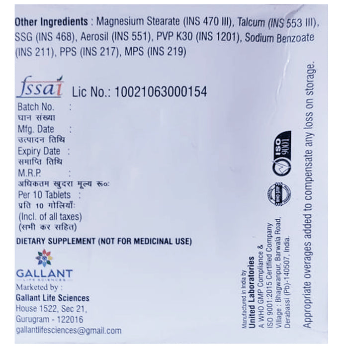Nutriment-A Multivitamin Tablet (10 Each)