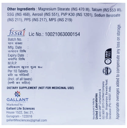 Nutriment-A Multivitamin Tablet (10 Each)