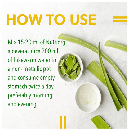 Nutriorg Aloe Vera Regular Juice