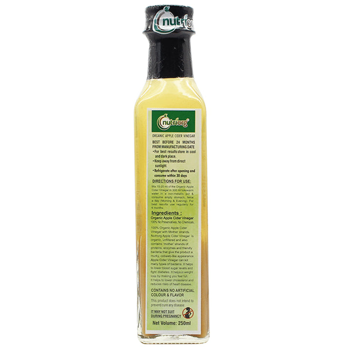Nutriorg Apple Cider Vinegar with Mother Vinegar