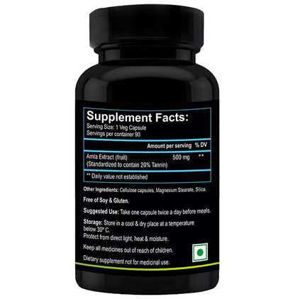 Nutriosys Amla 500mg Veg Capsule