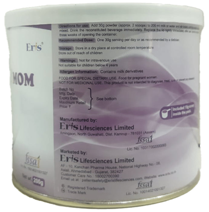 Nutri-Right Mom with Whey Protein, Vitamins & Minerals | Flavour Powder Sugar Free Vanilla