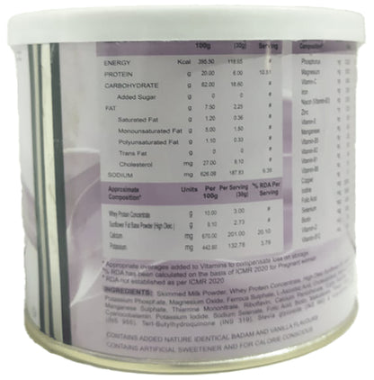 Nutri-Right Mom with Whey Protein, Vitamins & Minerals | Flavour Powder Sugar Free Vanilla