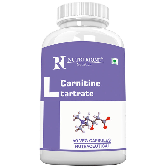 NutriRione L Carnitine Tartrate Veg Capsules - Classic Derma