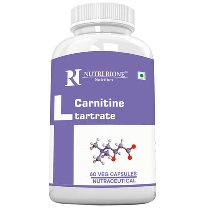 NutriRione L Carnitine Tartrate Veg Capsules - Classic Derma