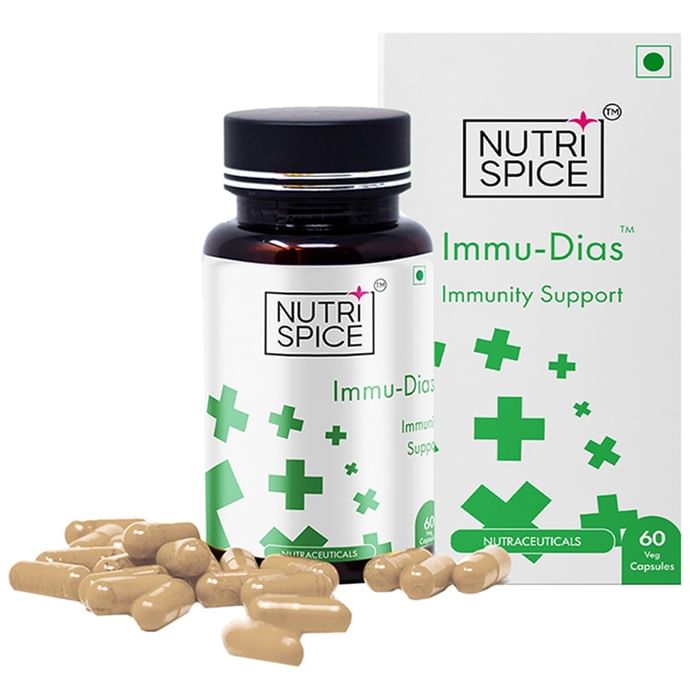 Nutrispice Immu-Dias Immunity Support Veg Capsule - Classic Derma