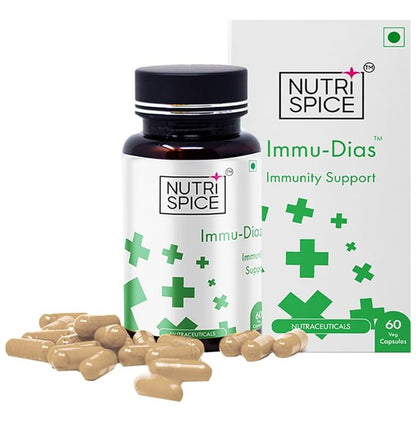 Nutrispice Immu-Dias Immunity Support Veg Capsule - Classic Derma
