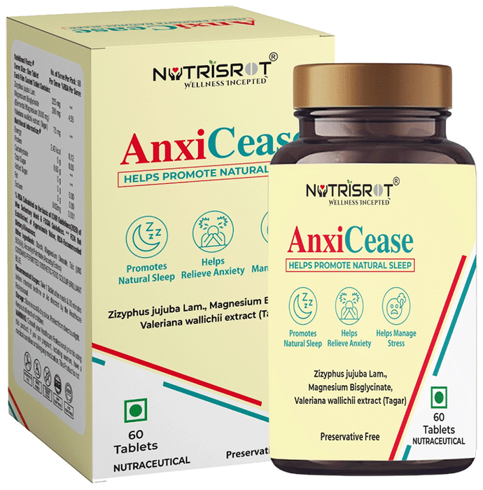 Nutrisrot AnxiCease Helps Promote Natural Sleep - Classic Derma