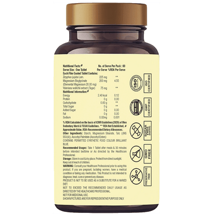 Nutrisrot AnxiCease Helps Promote Natural Sleep