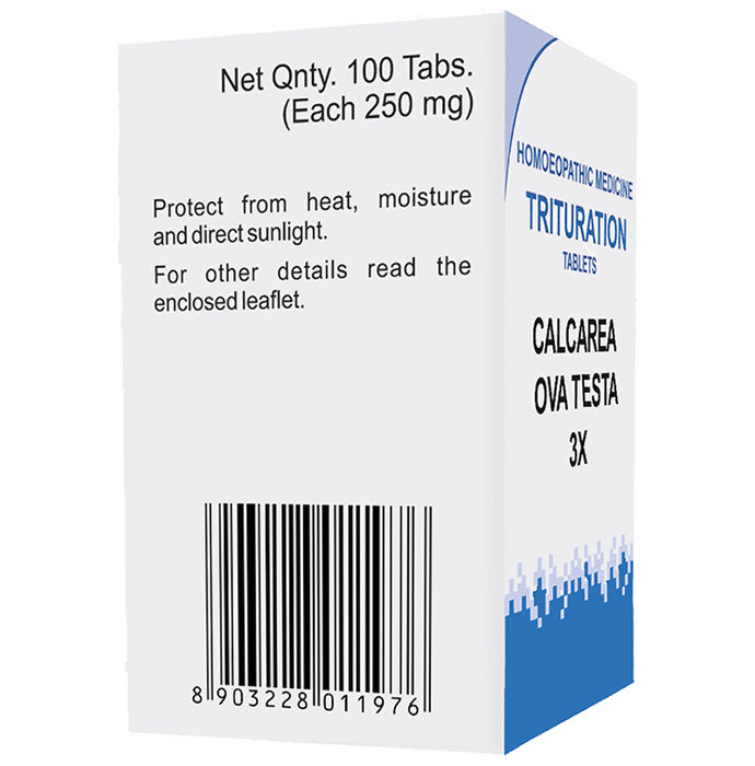 Bakson's Homeopathy Calcarea Ova Testa Trituration Tablet 3X