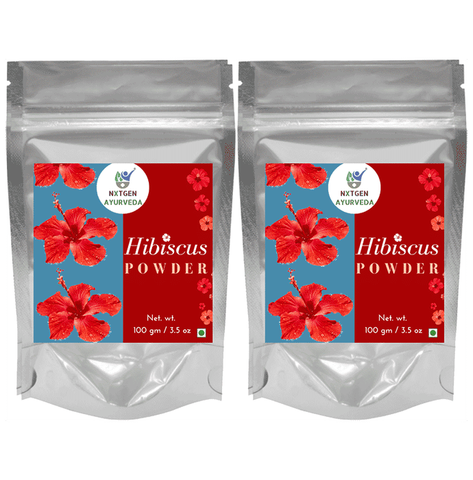 Nxtgen Ayurveda Hibiscus Powder (100gm Each) - Classic Derma