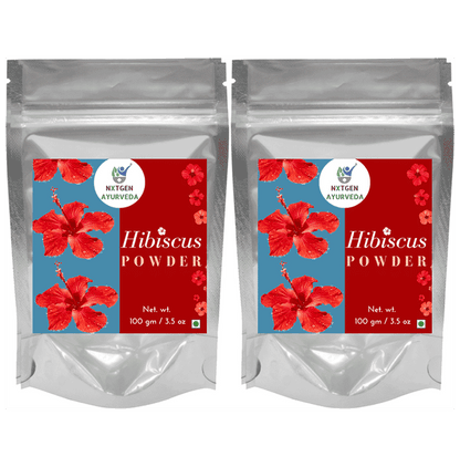 Nxtgen Ayurveda Hibiscus Powder (100gm Each) - Classic Derma