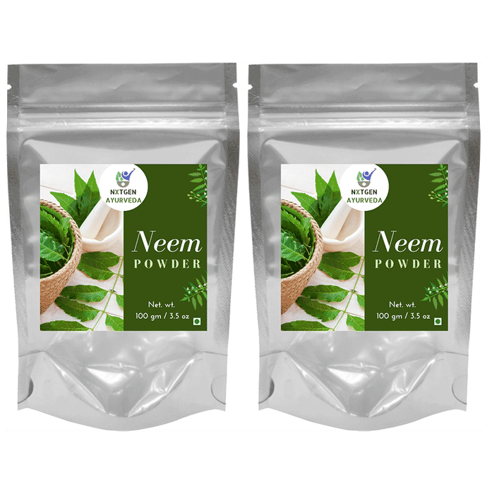 Nxtgen Ayurveda Neem Powder (100gm Each) - Classic Derma