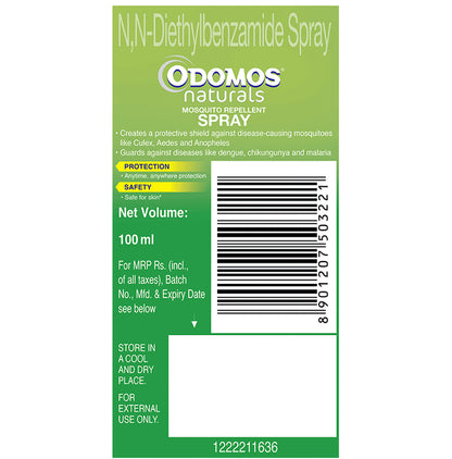 Odomos Naturals Mosquito Repellant Spray