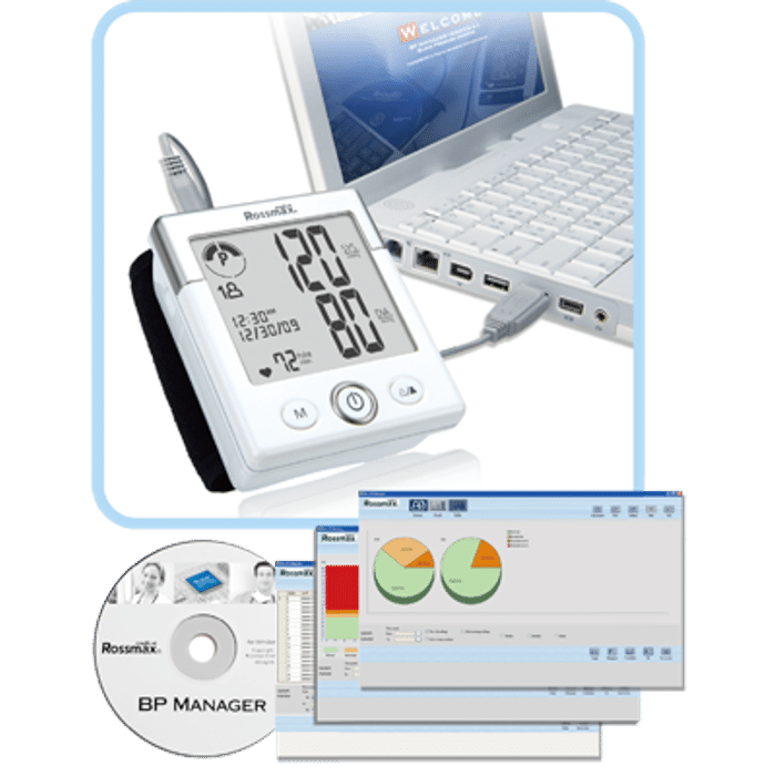 Rossmax Blood Pressure Manager (USB Cable and Software Download Instruction) - Classic Derma