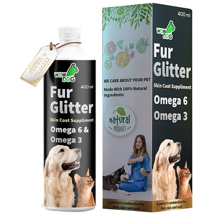 Wow Dog Fur Glitter Skin Coat Suppliment - Classic Derma