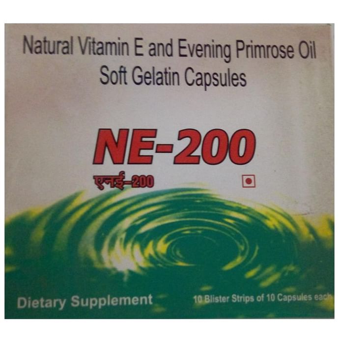NE -200 Vitamin E and Evening Primrose Oil Soft Gelatin Capsule - Classic Derma