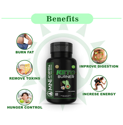 Omni Ayurveda Combo Pack of Keto Burner & Garcinia Combogia Capsule (60 Each)