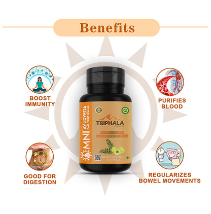 Omni Ayurveda Triphala & Keto Burner Capsule (60 Each)