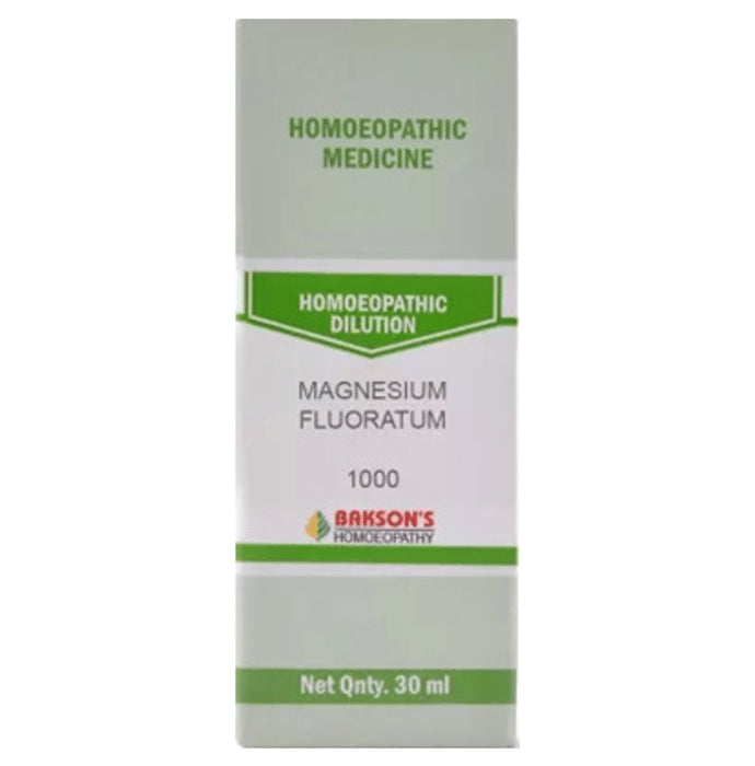 Bakson's Homeopathy Magnesium Fluoratum Dilution 1000 CH - Classic Derma