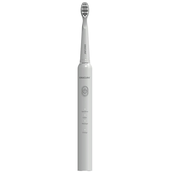 Oracura SB200 Sonic Lite Electric Rechargeable Toothbrush Grey - Classic Derma