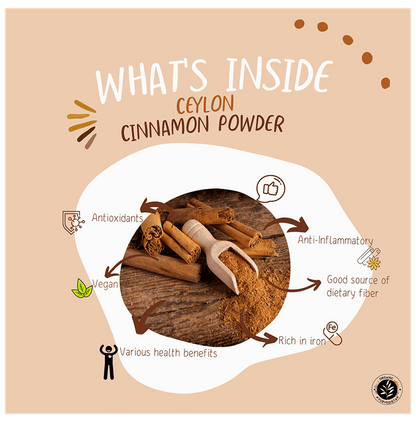 Organic Ayurvedistan Ceylon Cinnamon Powder