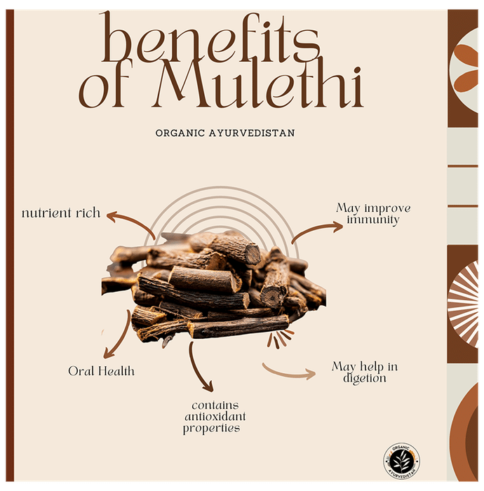 Organic Ayurvedistan Mulethi Raw
