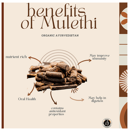 Organic Ayurvedistan Mulethi Raw