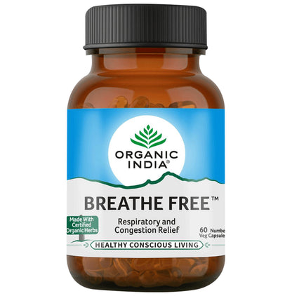 Organic India Breathe Free Veg Capsule - Classic Derma