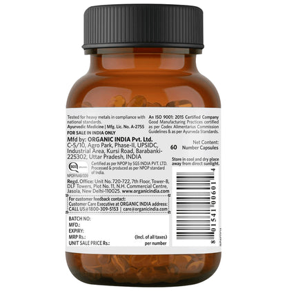Organic India Breathe Free Veg Capsule
