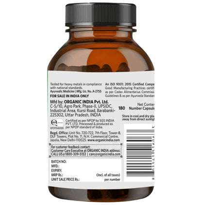 Organic India Neem Veg Capsule | Acts as Blood Purifier