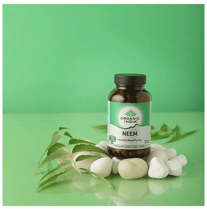 Organic India Neem Veg Capsule | Acts as Blood Purifier