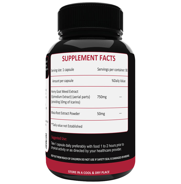 Organic Vasi Horny Goat Weed Extra Strength Capsule