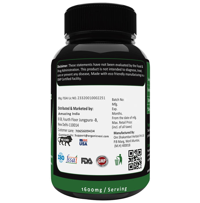 Organic Vasi Superfood Spirulina Capsule