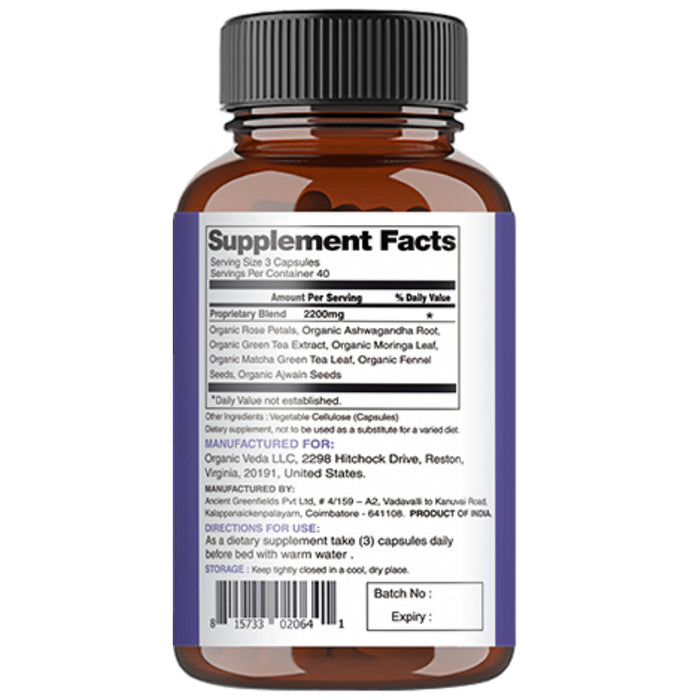 Organic Veda Fat Burner Veggie Capsule