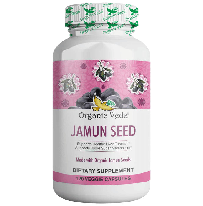 Organic Veda Jamun Seed Veggie Capsule - Classic Derma