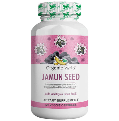 Organic Veda Jamun Seed Veggie Capsule - Classic Derma
