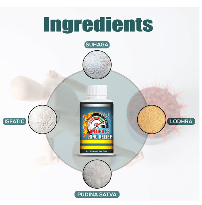 Pharma Science Antipiles Long Relief Piles Care Powder