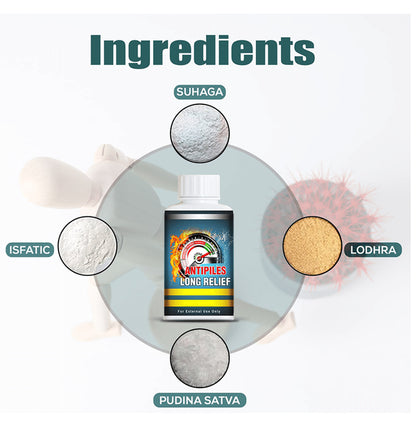 Pharma Science Antipiles Long Relief Piles Care Powder